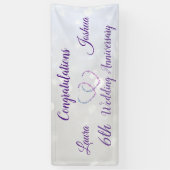 Bannière personnalisée du 6e anniversaire du Maria (Vertical)