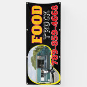 Bannière personnalisée du camion alimentaire (Vertical)