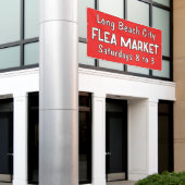 Bannière personnalisée du marché aux puces (Bâtiment extérieur)