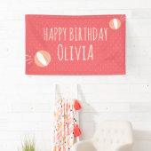 Bannière personnalisée illustrée de la fête de bas (En situation)