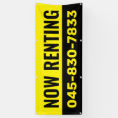Bannière personnalisée « Maintenant en location » (Vertical)