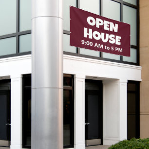 Bannière personnalisée OPEN HOUSE