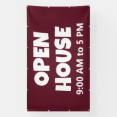 Bannière personnalisée OPEN HOUSE (Verticale)