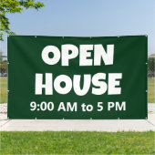 Bannière personnalisée OPEN HOUSE (Dehors)