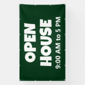 Bannière personnalisée OPEN HOUSE (Verticale)