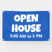 Bannière personnalisée OPEN HOUSE (Horizontal)