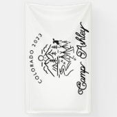 Bannière personnalisée pour enterrement de vie de  (Vertical)