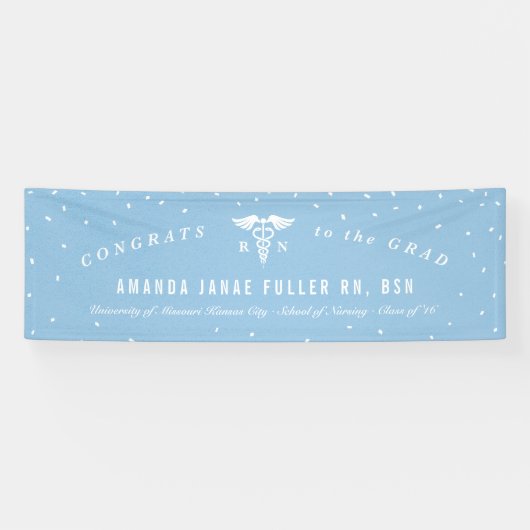 Bannière personnalisée pour la fête de l'infirmièr (Horizontal)