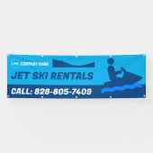 Bannière personnalisée pour la location de jet ski (Horizontal)