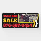 Bannière personnalisée pour la vente de voitures d (Horizontal)