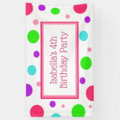 Bannière personnalisée pour l'anniversaire de la p (Vertical)