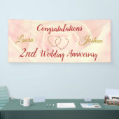 Bannière personnalisée pour le 2e anniversaire du  (Salon professionnel)