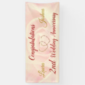 Bannière personnalisée pour le 2e anniversaire du  (Vertical)