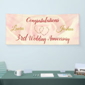 Bannière personnalisée pour le 3e anniversaire du  (Salon professionnel)