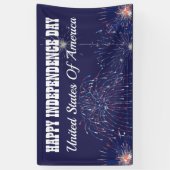 Bannière personnalisée pour le feu d'artifice de l (Vertical)
