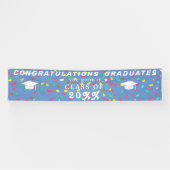 Bannière Personnalisée Pour Les Diplômés, Fête De  (Horizontal)