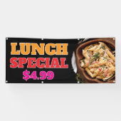 Bannière personnalisée pour les spéciaux du déjeun (Horizontal)