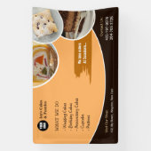 Bannière personnalisée pour pâtissier (Verticale)