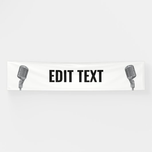 Bannière personnalisée pour scène d'événement avec (Horizontal)