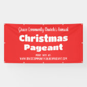 Bannière personnalisée Red Church (Horizontal)