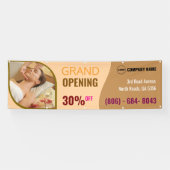 Bannière personnalisée spa Grand Ouverture (Horizontal)