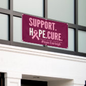 Bannière personnalisée sur mesure pour cancer du s (Bâtiment extérieur)