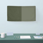 Bannière personnalisée texturée verte de mousse fr (Salon professionnel)