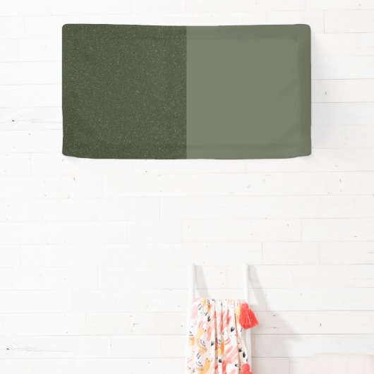 Bannière personnalisée texturée verte de mousse fr (Insitu)