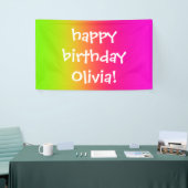 Bannière personnalisée Tutti Frutti Gradient (Salon professionnel)