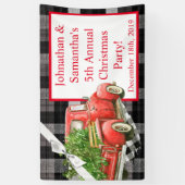 Bannière personnalisée XMAS pour camions de Noël (Vertical)