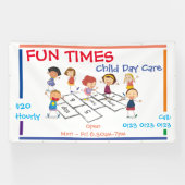 Bannière Personnaliser - Garderie pour enfants (Horizontal)