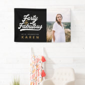 Bannière photo 40 et fabuleuse anniversaire (En situation)