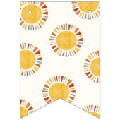 Bannière photo Boho Sun 1er anniversaire (Premier drapeau)