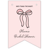 Bannière photo de Fête des mariées personnalisée P (Premier drapeau)