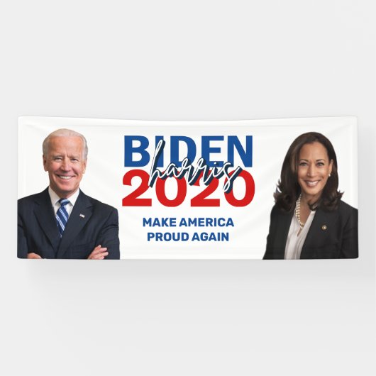 Bannière photo de la campagne Biden Harris 2020 (Horizontal)