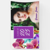 Bannière photo de la fête de graduation moderne et (Vertical)