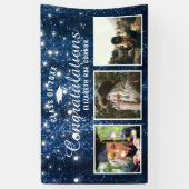 Bannière photo de la Marine Blue Sparkle (Vertical)