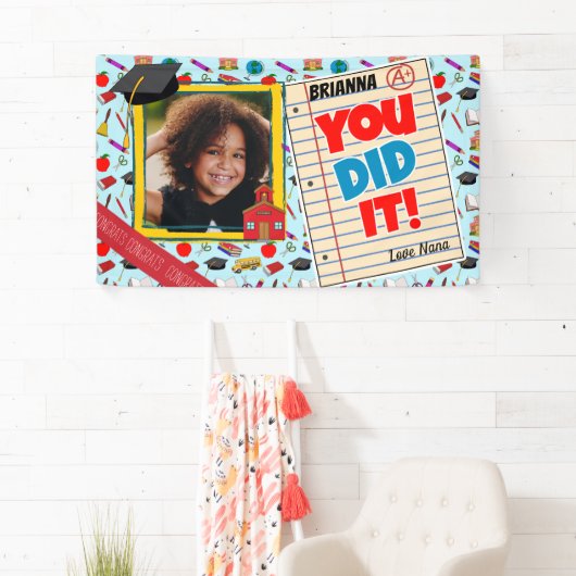 Bannière photo de l'école maternelle/maternelle (En situation)