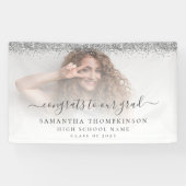 Bannière photo de Parties scintillant Argent Scrip (Horizontal)