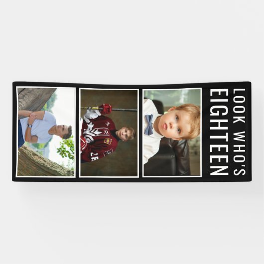 Bannière photo du 18e anniversaire (Horizontal)