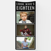Bannière photo du 18e anniversaire (Vertical)