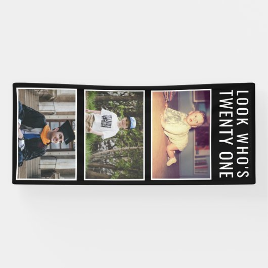 Bannière photo du 21e anniversaire (Horizontal)