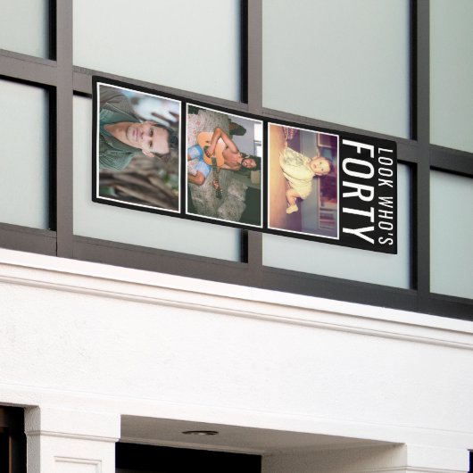 Bannière photo du 40e anniversaire (Bâtiment extérieur)