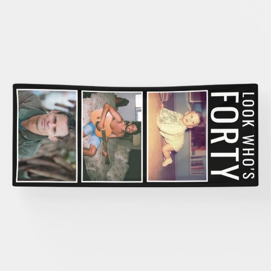 Bannière photo du 40e anniversaire (Horizontal)