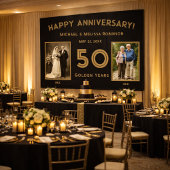 Bannière photo du 50e anniversaire du Mariage Blac