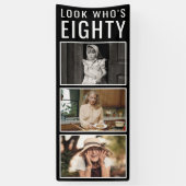 Bannière photo du 80e anniversaire (Vertical)