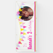 Bannière photo du cercle des faisceaux de 2e anniv (Vertical)