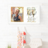 Bannière photo Gold de la fête du 50e anniversaire (En situation)