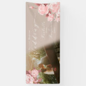 Bannière photo mariage Chic Rose (Vertical)