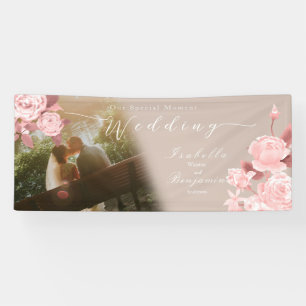 Bannière photo mariage Chic Rose